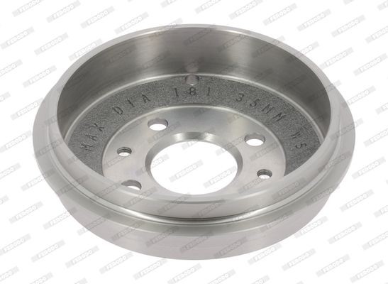 FERODO FDR329005 Brake Drum without ABS sensor ring, without wheel bearing, 214mm, PREMIER FRICTION