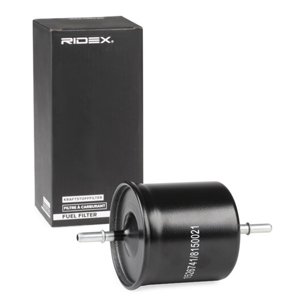 RIDEX 9F0084 Fuel filter In-Line Filter, Petrol, 8mm, 8mm