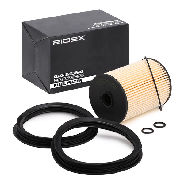 RIDEX 9F0027 Fuel filter Filter Insert, with gaskets/seals