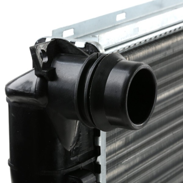 470R0006 Radiator 470R0006 RIDEX Aluminium, 580 x 445 x 24 mm, with accessories, without sensor, Manual-/optional automatic transmission, Brazed cooling fins
