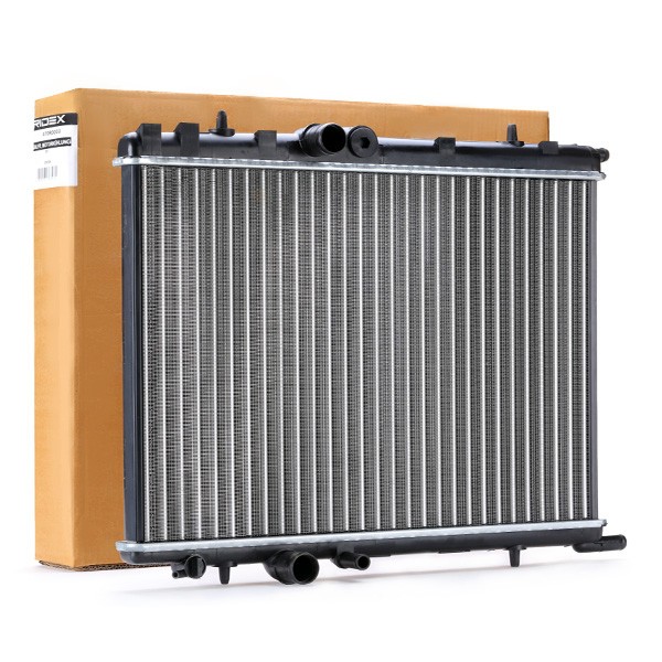 470R0003 RIDEX Radiators IVECO Aluminium, Plastic, Aluminium x 538, with accessories, Manual-/optional automatic transmission, Mechanically jointed cooling fins