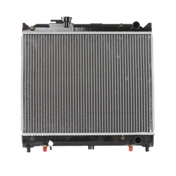 RIDEX 470R0163 Engine radiator Aluminium, Plastic, for vehicles with/without air conditioning, Manual Transmission