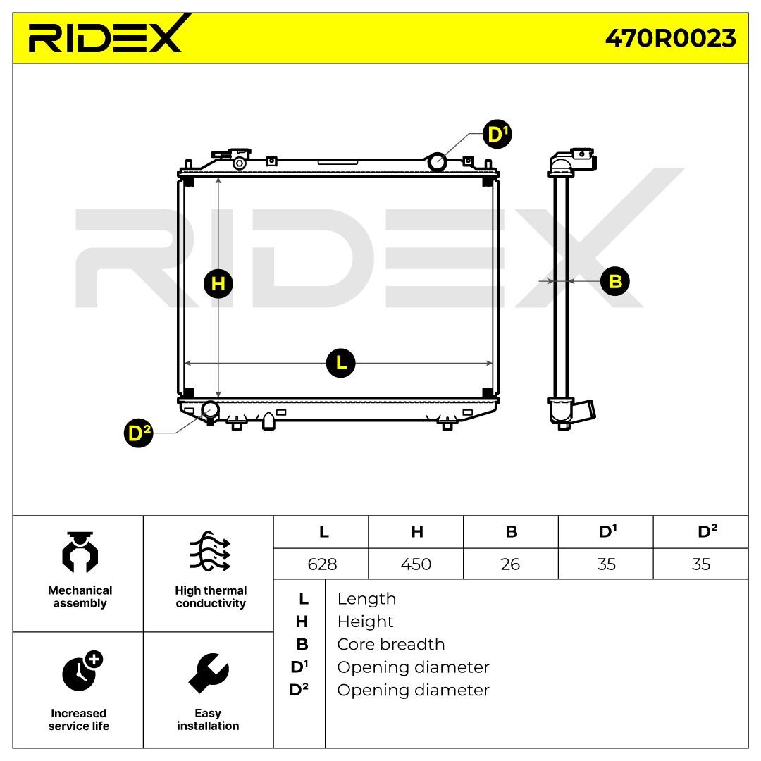 RIDEX Radiators 470R0023 buy online