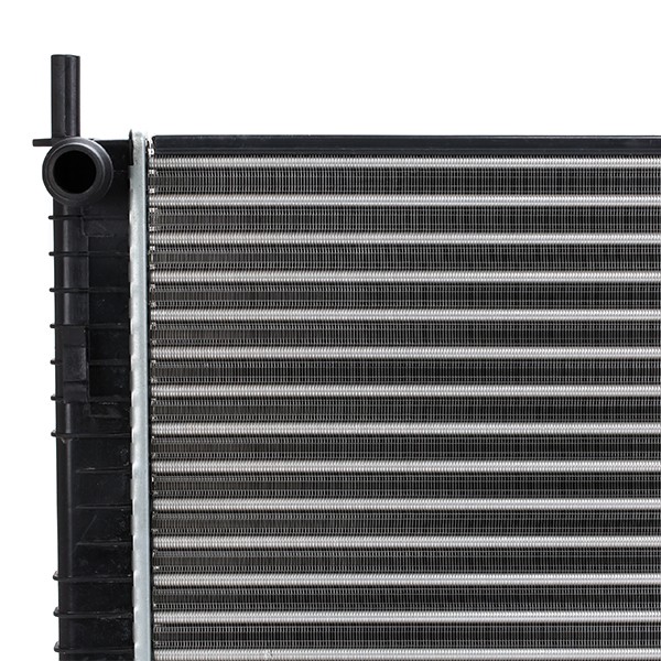 RIDEX 470R0190 Engine radiator Aluminium, Plastic, for vehicles with/without air conditioning, 348 x 500 x 23 mm, Manual Transmission
