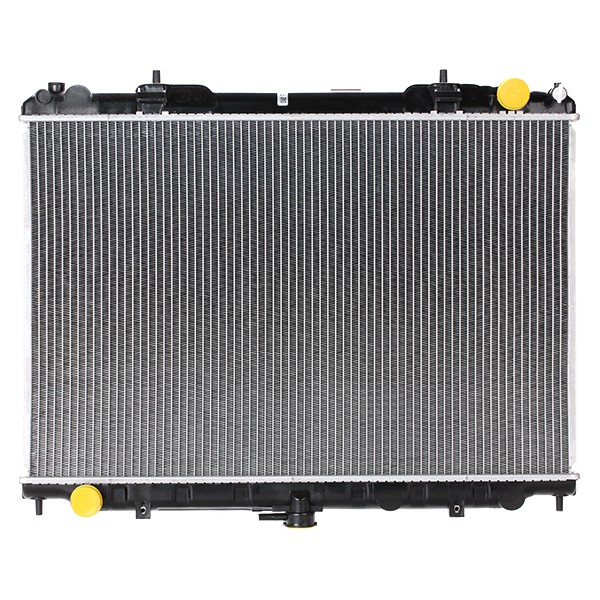 RIDEX 470R0242 Engine radiator Aluminium, Plastic, for vehicles with air conditioning, for vehicles with/without air conditioning, Manual Transmission