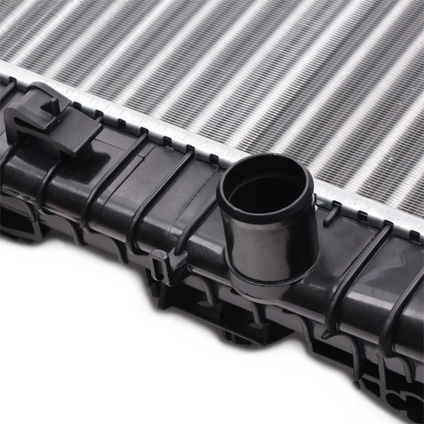 RIDEX 470R0271 Engine radiator Aluminium, Plastic, for vehicles with/without air conditioning, Manual Transmission