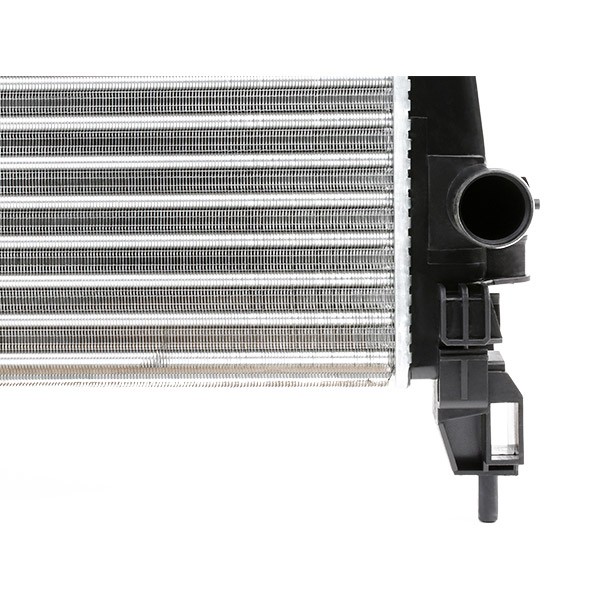 RIDEX 470R0290 Engine radiator Aluminium, Plastic, for vehicles with/without air conditioning, Manual Transmission