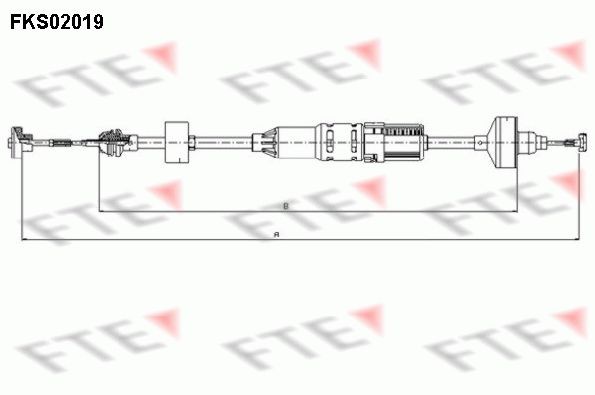 Great value for money - FTE Clutch Cable FKS02019