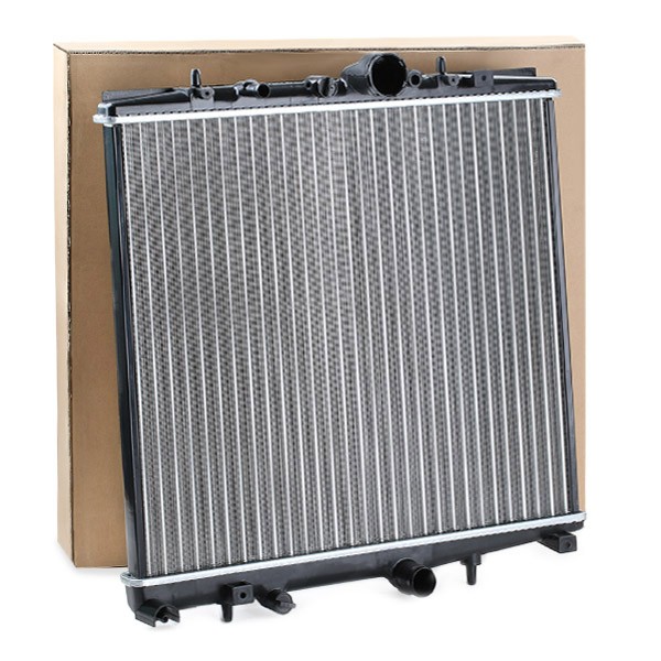 RIDEX 470R0326 Engine radiator Aluminium, 465 x 549 x 26 mm, without frame, Brazed cooling fins