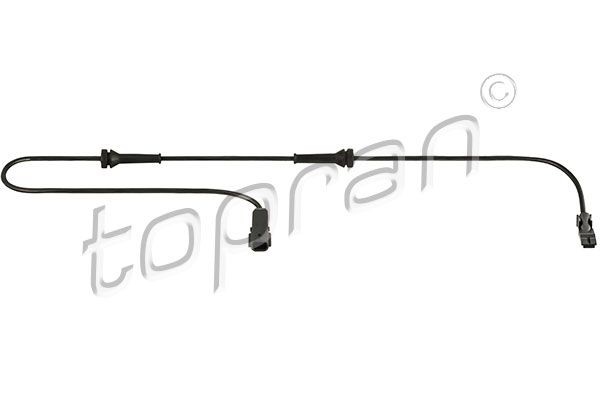 TOPRAN 701 425 ABS sensor Rear Axle Left, Rear Axle Right, with cable, for vehicles with ABS, 905mm