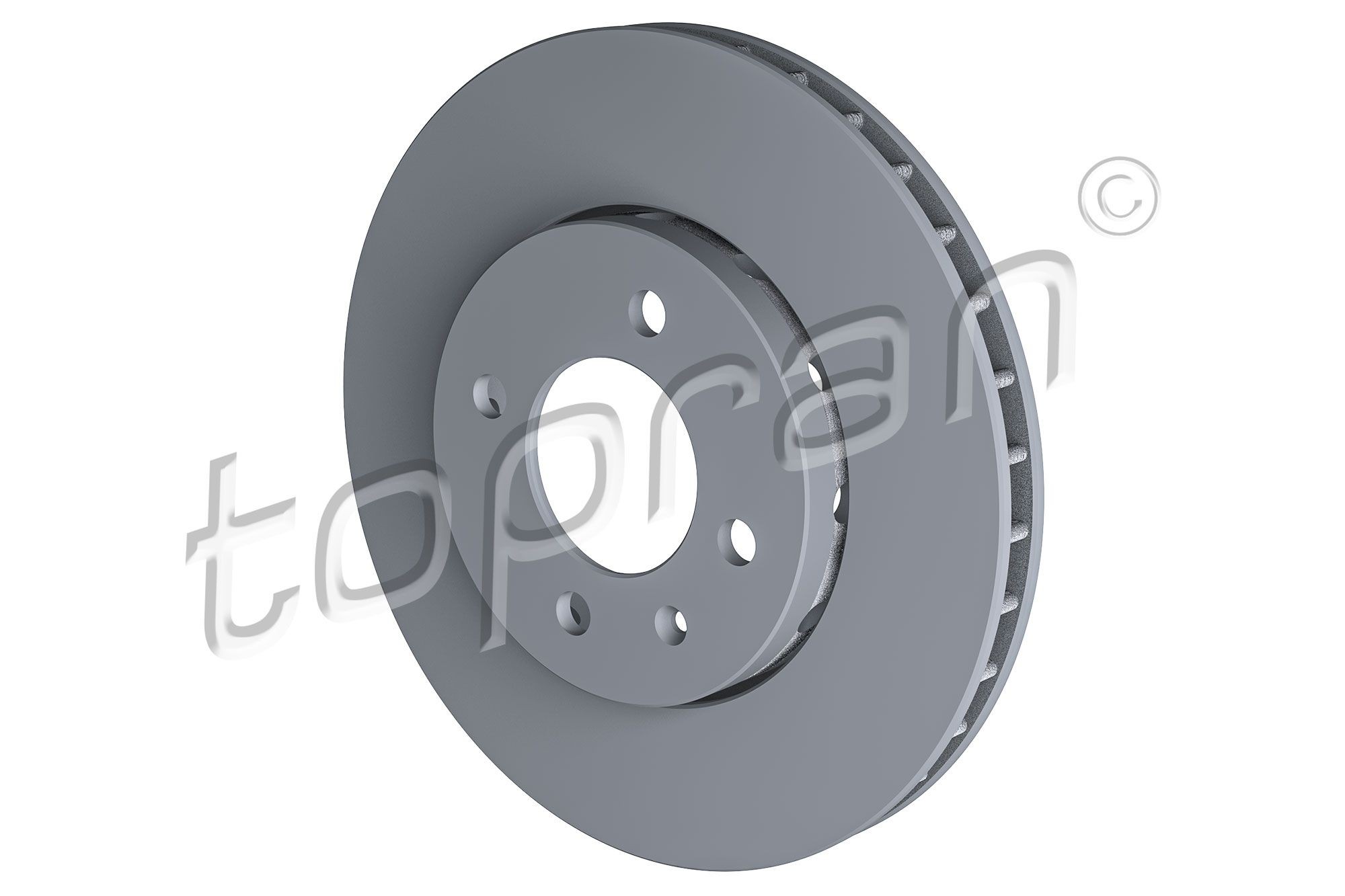 TOPRAN 115 930 Brake disc Front Axle, 256x22mm, 4x100, Vented, Coated
