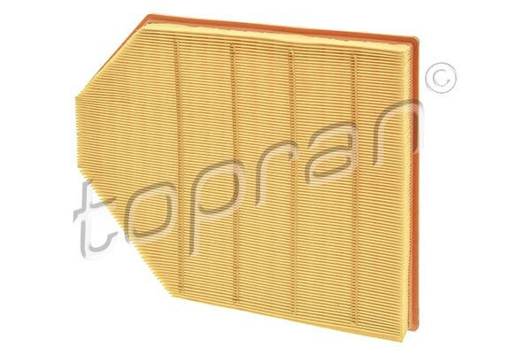 TOPRAN 502 487 Air filter 37mm, 258mm, hexagonal, Plastic, Filter Insert