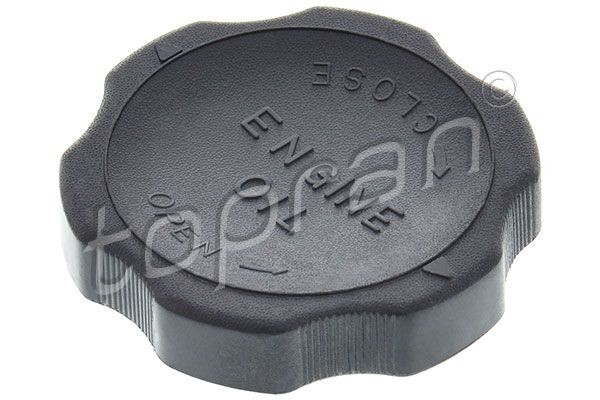Oil filler cap and seal TOPRAN black - 821 140