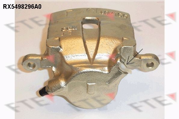 RX5498296A0 FTE Brake calipers SUZUKI grey, Cast Iron, without holder