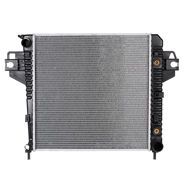 RIDEX 470R0065 Engine radiator Aluminium, for vehicles with/without air conditioning, Manual-/optional automatic transmission, Brazed cooling fins