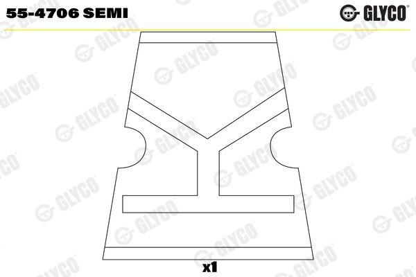 GLYCO Small End Bushes, connecting rod 55-4706 SEMI