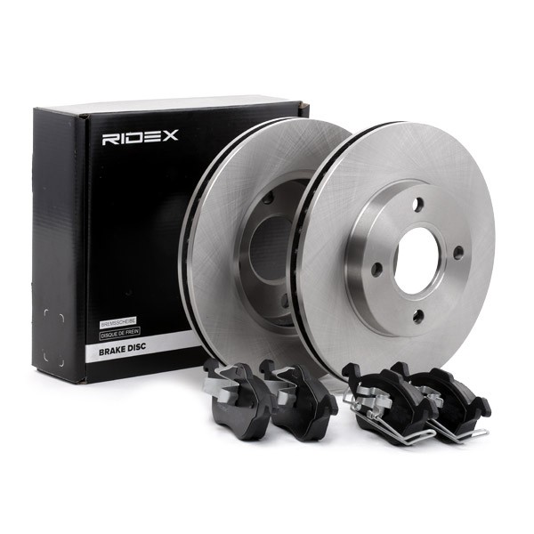 RIDEX Brake disc and pads set 3405B0030 for FORD FOCUS
