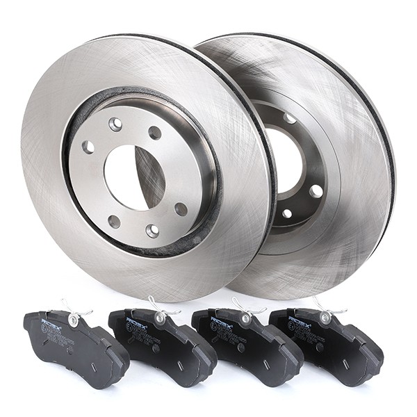 RIDEX Brake disc and pads set 3405B0191 for CITROЁN C3, C2