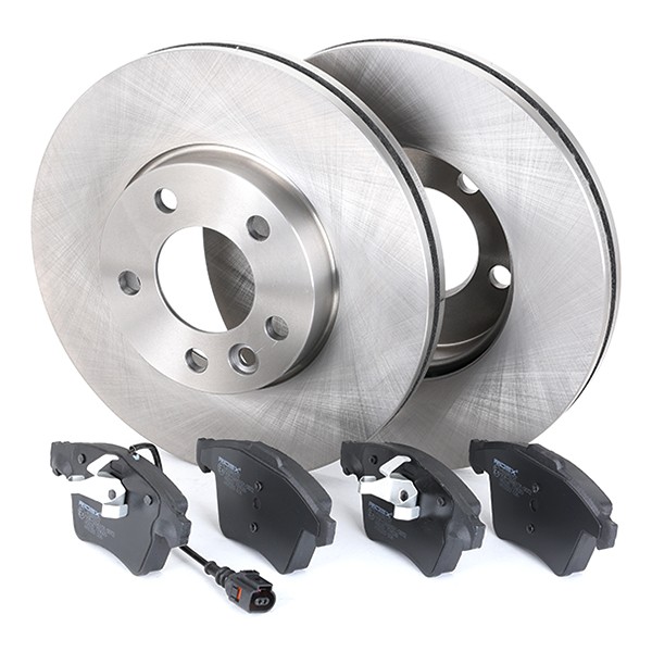 RIDEX Brake disc and pads set 3405B0137 for VW MULTIVAN, TRANSPORTER, CALIFORNIA