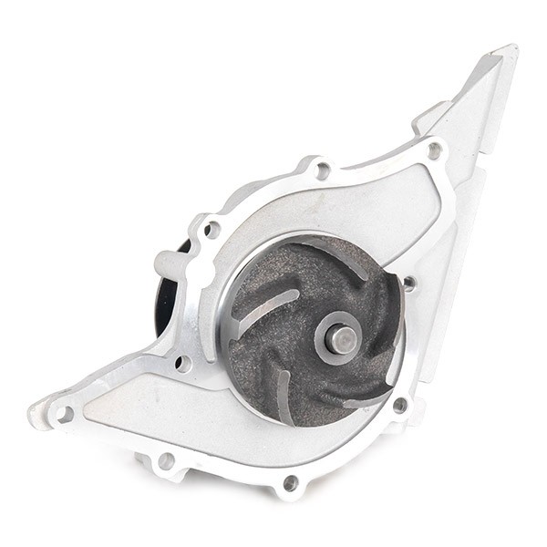 RIDEX 1260W0187 Water pump with belt pulley, with gaskets/seals, Mechanical, Belt Pulley Ø: 84 mm, for timing belt drive