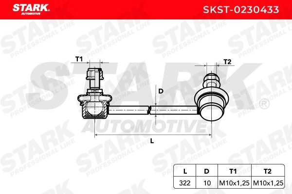 OEM-quality STARK SKST-0230433 Link rod