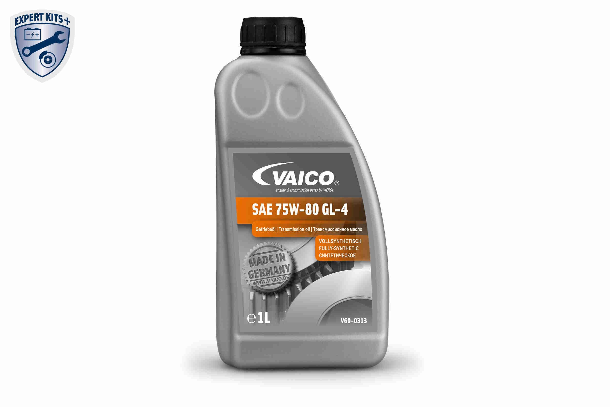 VAICO V60-0313 Manual Transmission Oil Capacity: 1l, 75W-80, Q+, original equipment manufacturer quality MADE IN GERMANY