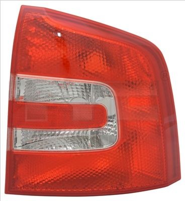 11-12257-01-2 TYC Tail lights SKODA Right, without bulb holder
