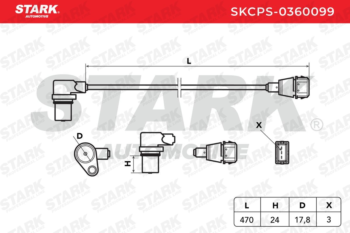 OEM-quality STARK SKCPS-0360099 RPM sensor