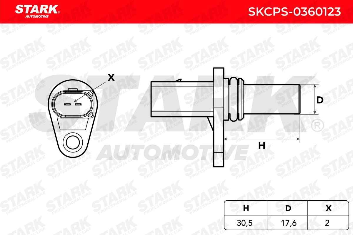 OEM-quality STARK SKCPS-0360123 RPM sensor