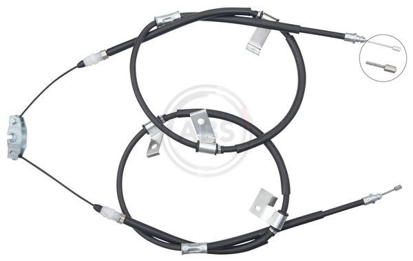 A.B.S. K17624 Hand brake cable 522141