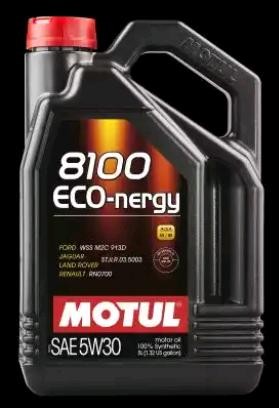 Motul 8100 ECO-nergy 5w-30 5w30 Fully Synthetic Car Engine Oil 5 Litres 5L