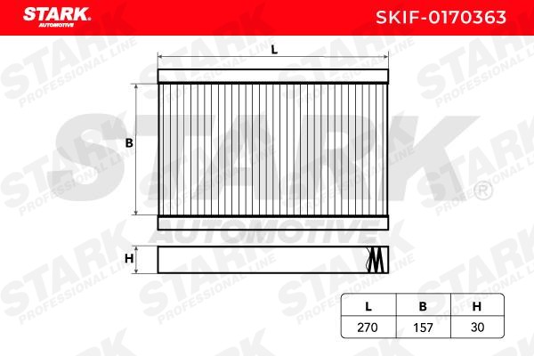OEM-quality STARK SKIF-0170363 Air conditioner filter
