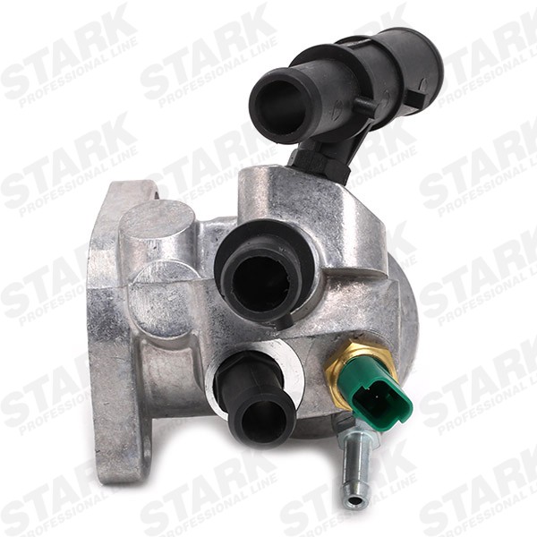SKTC-0560100 Engine cooling thermostat SKTC-0560100 STARK Opening Temperature: 88°C, with gaskets/seals, with sensor, Metal Housing