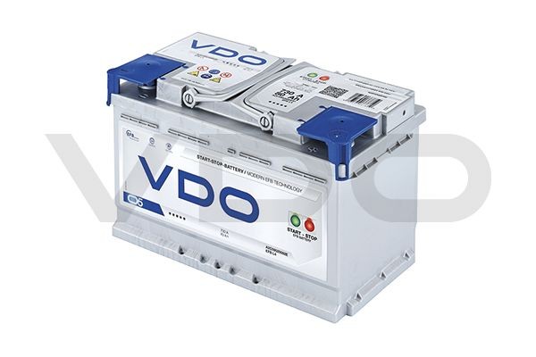 Start stop battery VDO O5 12V 80Ah 730A B13 EFB Battery - A2C59520002D