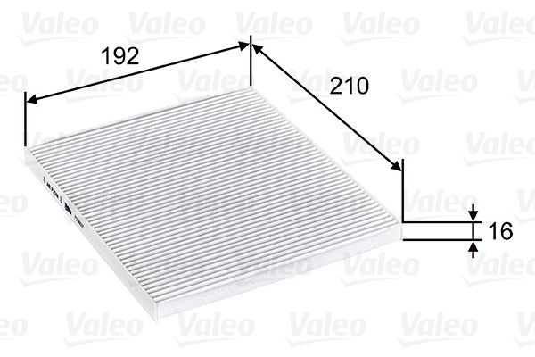 VALEO CLIMFILTER COMFORT Particulate Filter, 210 mm x 191 mm x 15 mm Width: 191mm, Height: 15mm, Length: 210mm Cabin filter 715807 buy