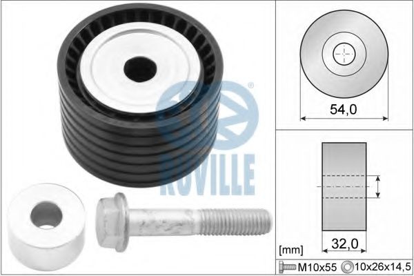 RUVILLE Deflection & guide pulley, timing belt 55633 buy