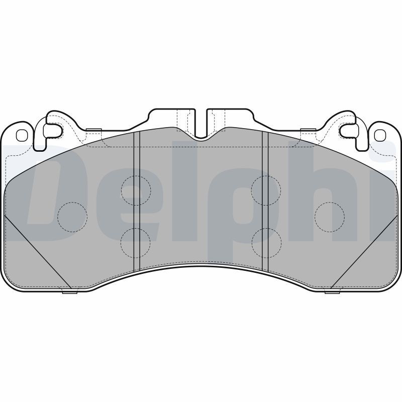 DELPHI Brake pad set LP2760 Lexus LS 2016