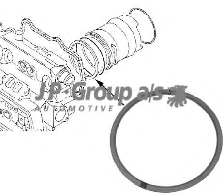 JP GROUP 1111000300 O-Ring, cylinder sleeve CLASSIC