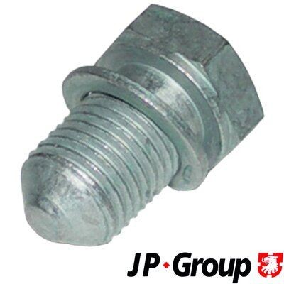 JP GROUP 1113800100 Ablassschraube Öl M14 x 1,5mm, Stahl Seat in Original Qualität