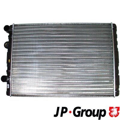 JP GROUP Aluminium, Plastic, for vehicles without air conditioning, 506 x 357 x 32 mm, Manual Transmission Radiator 1114201400 buy