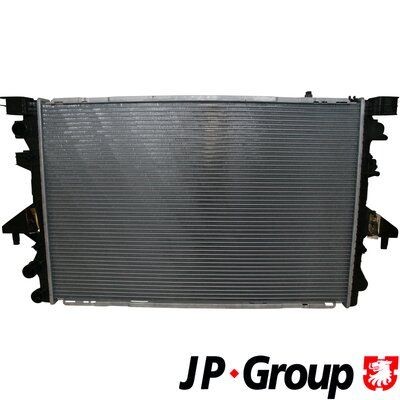 JP GROUP Aluminium, 710 x 470 x 32 mm, Brazed cooling fins Radiator 1114207700 buy