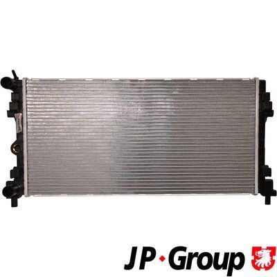 JP GROUP 1114207800 Engine radiator Aluminium, 648 x 326 x 26 mm