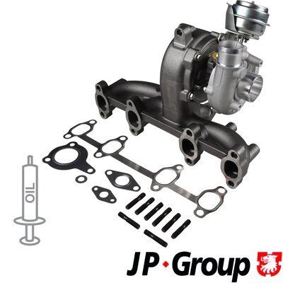 JP GROUP 1117401100 Turbocharger Exhaust Turbocharger, Incl. Gasket Set