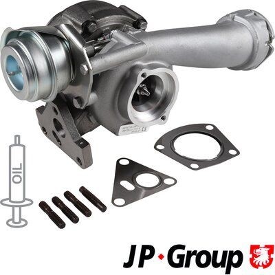 1117401400 JP GROUP Turbocharger VW Exhaust Turbocharger, Incl. Gasket Set