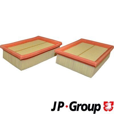 1118604210 JP GROUP Air filters SEAT 50mm, 140mm, 186mm, Filter Insert