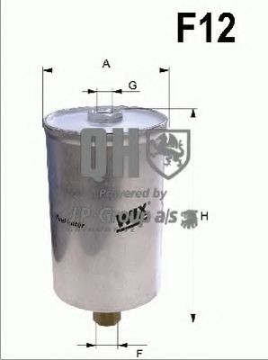 Great value for money - JP GROUP Fuel filter 1118704309