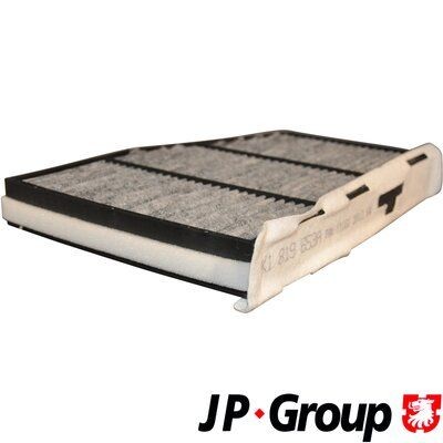 JP GROUP 1128102200 Pollen filter Activated Carbon Filter, 288 mm x 215 mm x 34 mm