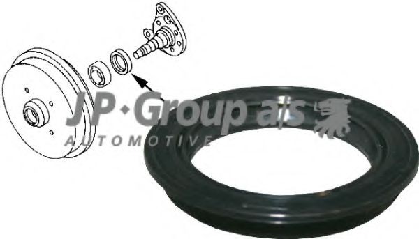 Original 1151250200 JP GROUP Wheel hub bearing kit LAND ROVER