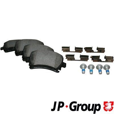 JP GROUP Bremsbelagsatz Volkswagen 1163705410 in Original Qualität