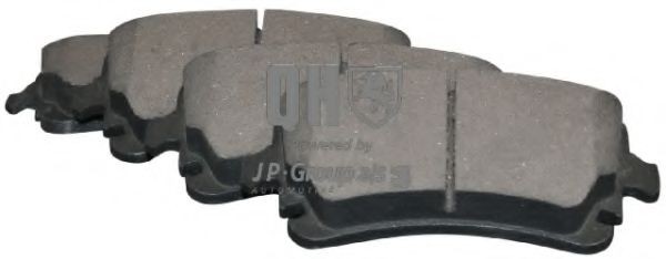 JP GROUP 1163706519 Brake pad set QH, Rear Axle, excl. wear warning contact